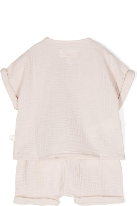 Teddy & Minou Bodysuits & Sets for Baby Girls Teddy & Minou Completo Con T- Shirt E Shorts