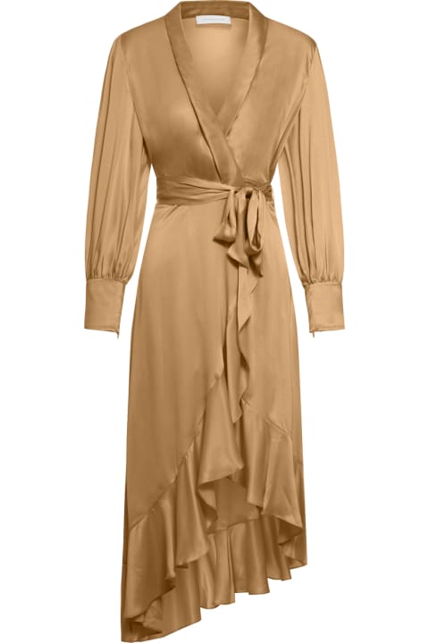 Zimmermann Dresses for Women Zimmermann Sand Silk Dress