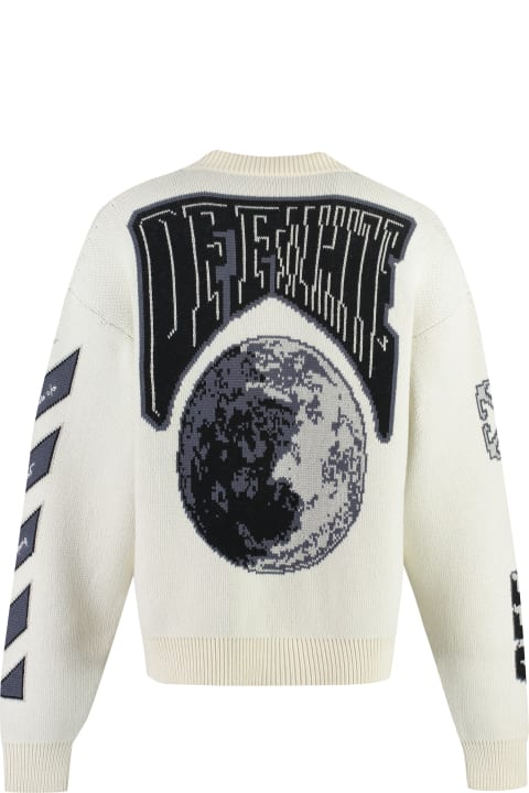 Sweaters for Men Off-White Moon Vars Wool Cardigan