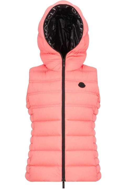 Moncler for Women Moncler Logo Patch Zip-up Padded Gilet