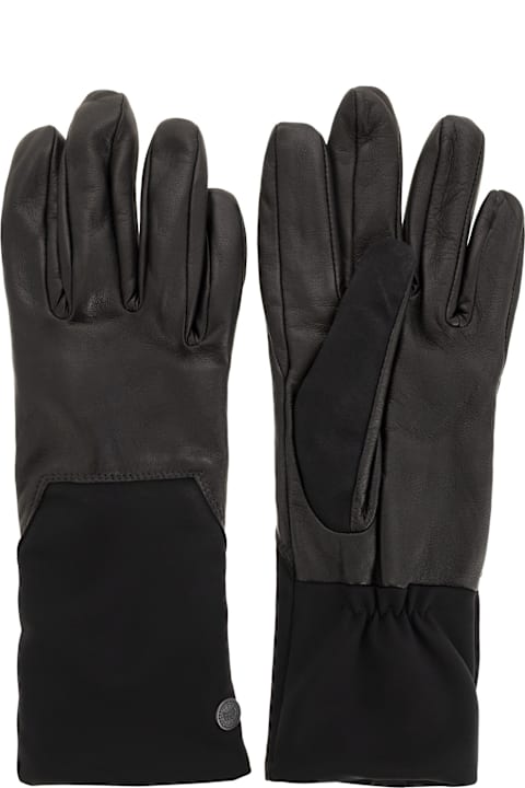 Canada Goose قفازات لـ السيدات Canada Goose Leather And Technical Fabric Gloves