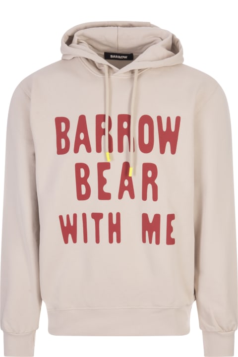 Barrow Fleeces & Tracksuits for Men Barrow Dove ' Bear With Me' Hoodie