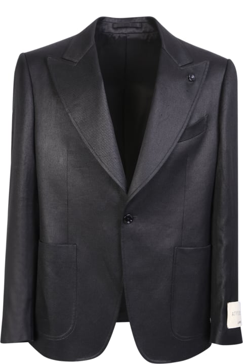 Coats & Jackets for Men Lardini Black Blazer