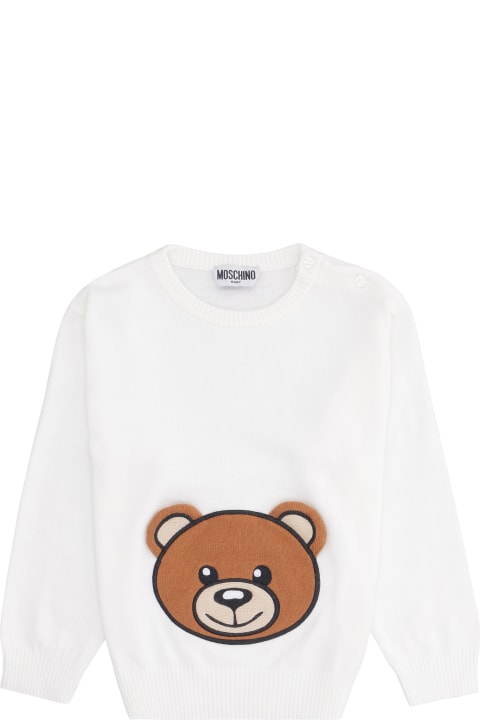 Fashion for Kids Moschino Crew-neck Cotton Blend Sweater