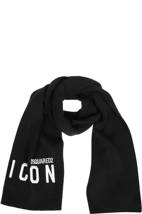 Dsquared2 Scarves for Men Dsquared2 'icon' Wool Scarf