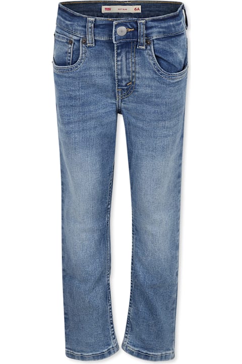 Levi's ملابس تحتية لـ أولاد Levi's Blue Jeans For Boy With Logo