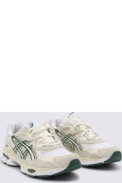 Asics Ivory And Forest Night Gel Nyc Sneakers