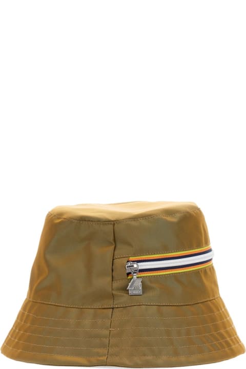 K-Way Hats for Men K-Way Bucket Hat With Zipper Logo