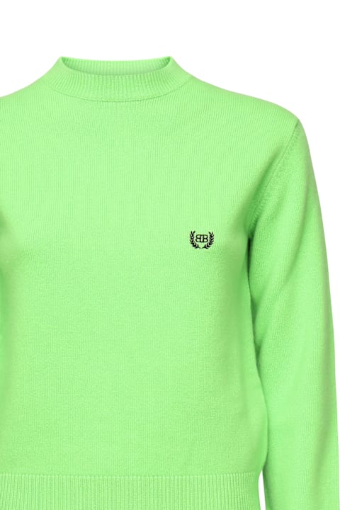 Balenciaga Crewneck Sweater With Logo
