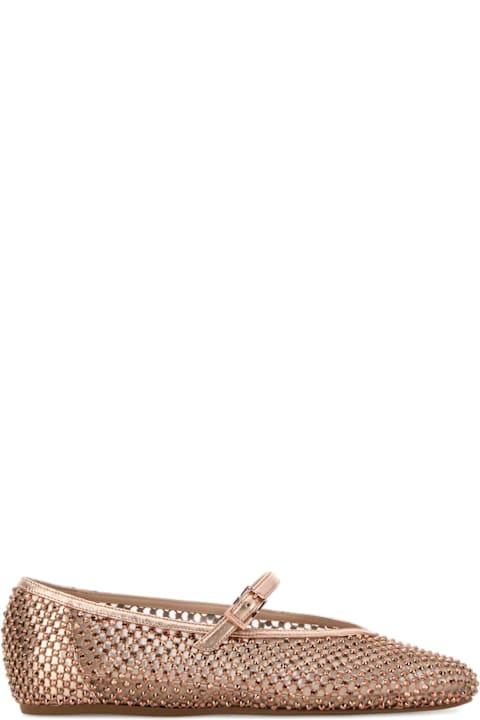 Le Silla Embellished Mesh Ballerinas