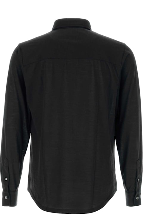 Fedeli for Women Fedeli Black Wool Shirt