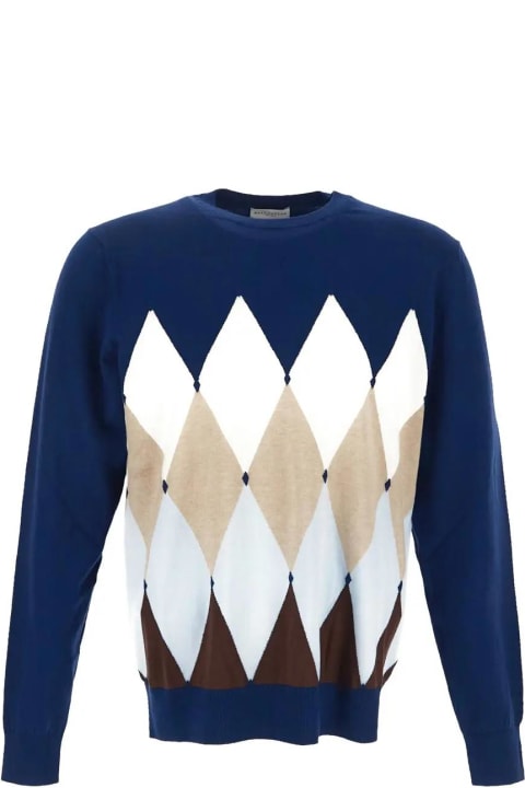 Ballantyne Sweaters for Men Ballantyne Geometric Pattern Sweater