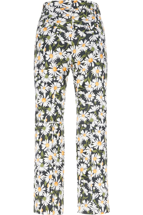 Weekend Max Mara for Women Weekend Max Mara Printed Stretch Cotton Pants