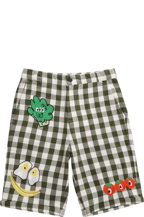 أدوات منزلية Stella McCartney Kids Checked Shorts With Prints