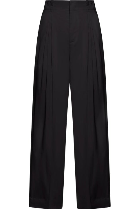 Pants & Shorts for Women Bottega Veneta Pleated Detail Tailored Trousers