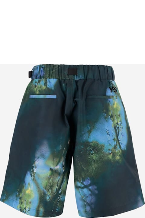 Y-3 Pants for Men Y-3 Cotton Blend Short Pants