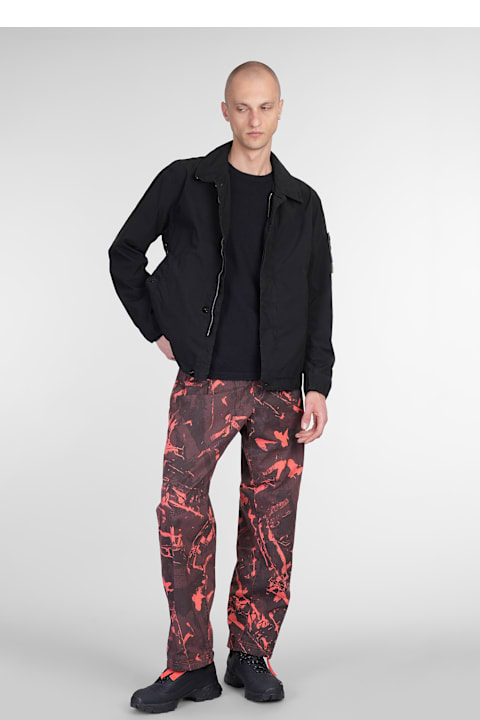 Fashion for Men Stone Island Pants In Black Cotton
