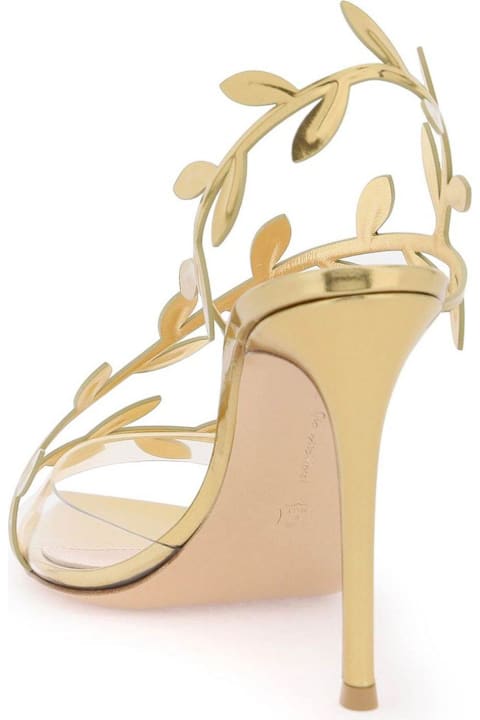 Homeware Gianvito Rossi Flavia Leaf Motif Pointed-toe Sandals