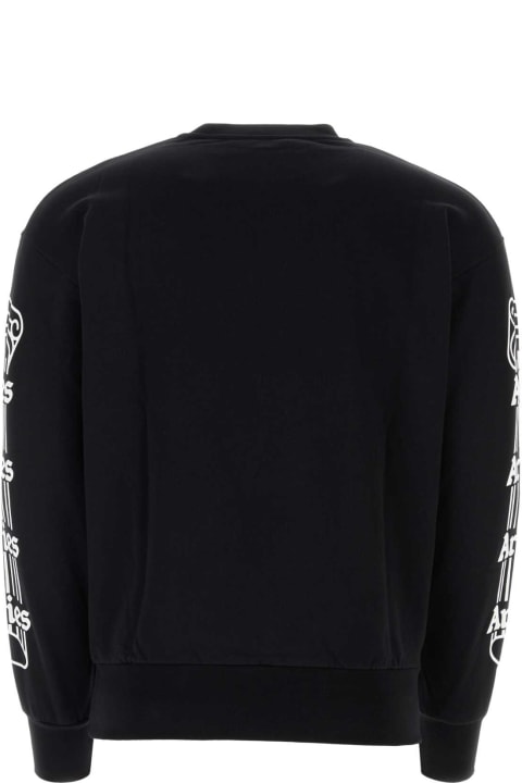Aries Clothing for Men Aries Black Cotton Sweatshirt