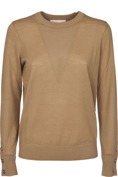 MICHAEL Michael Kors Logo Plaque Chained Long-sleeved Jumper | italist,  ALWAYS LIKE A SALE