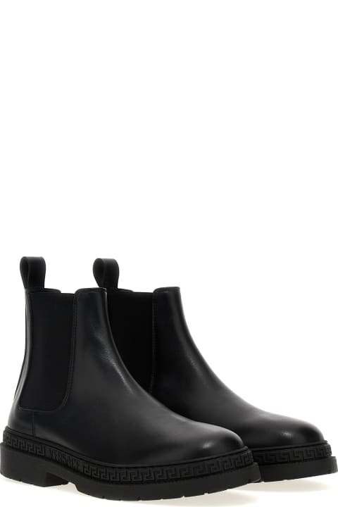 Shoes for Baby Girls Versace 'la Medusa' Ankle Boots