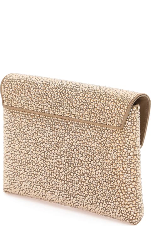 Fashion for Women Versace La Medusa Envelope Clutch With Crystals