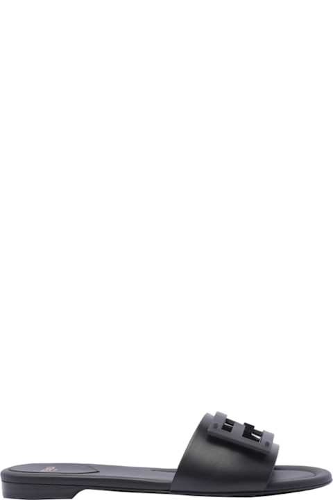 Fendi Baguette Slide Sandals