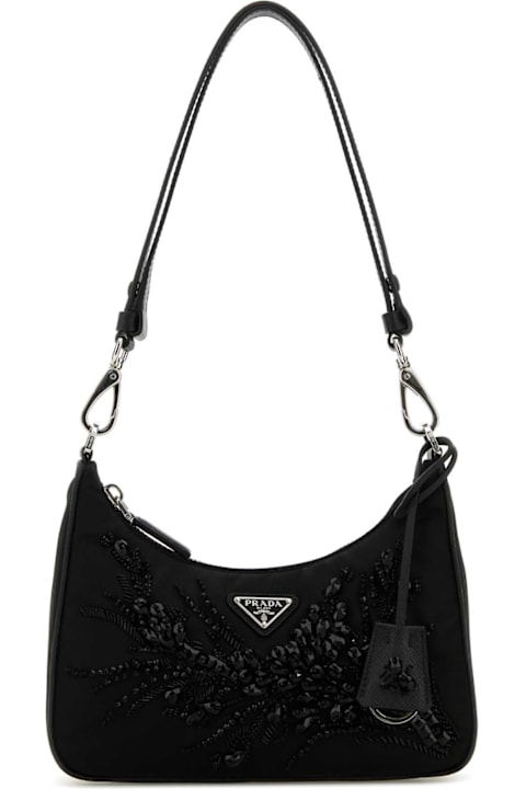 Totes for Women Prada Black Re-nylon Re-edition Shoulder Bag