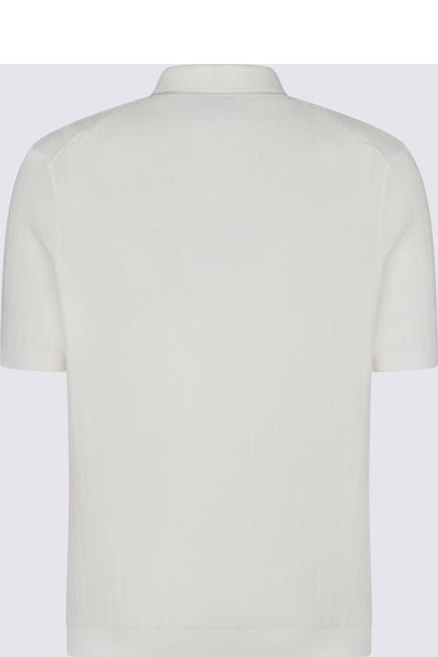 Homeware Brunello Cucinelli White Cotton Polo Shirt