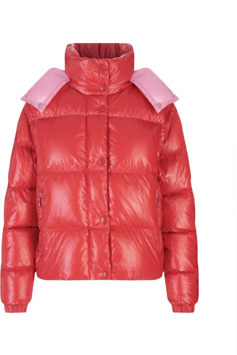 Clothing for Women Moncler Red Mauleon Down Jacket