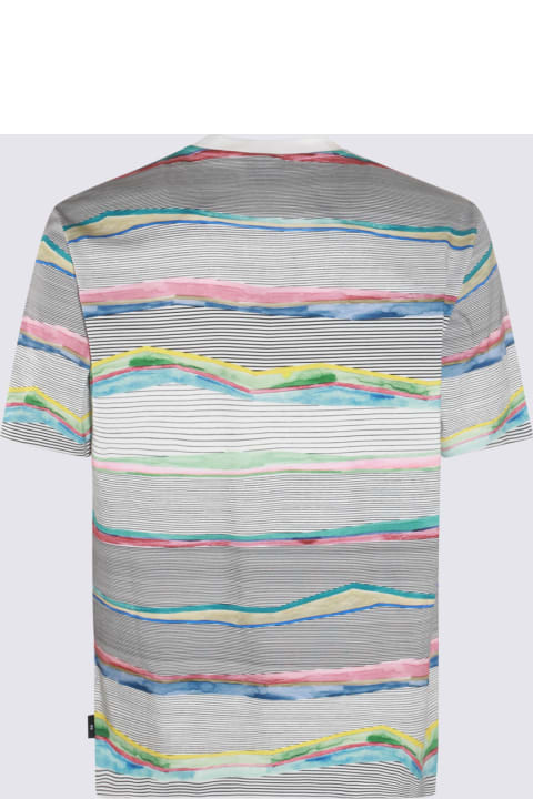 メンズ新着アイテム Paul Smith Grey Multicolour Cotton T-shirt