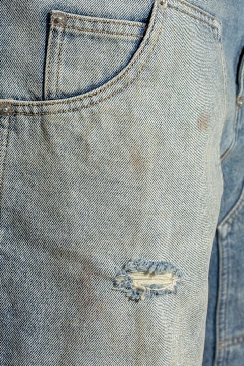 Moschino for Kids Moschino Pocket Detailed Denim Shorts