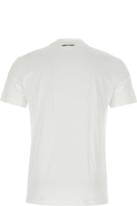 メンズ Dsquared2のトップス Dsquared2 White Cotton T-shirt Set