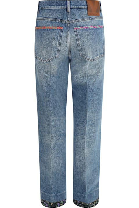 Pants & Shorts for Women Valentino Jeans With Floral Details