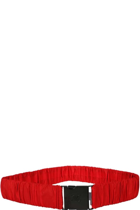 ウィメンズ ベルト Max Mara Show Elastic Belt With Logo Detail