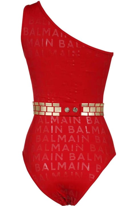 Swimwear for Women Balmain Printed One-piece Swimsuit