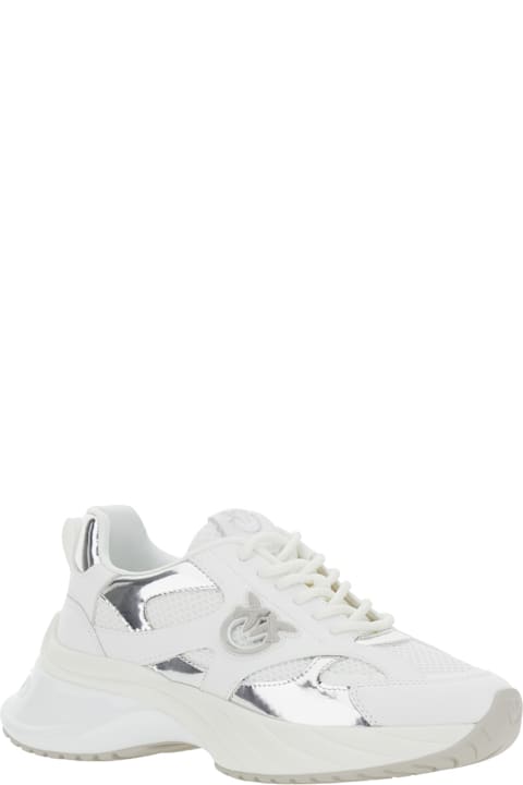 Homeware Pinko Ariel 15 - Sneaker Spreading/mesh/mirror White/silver
