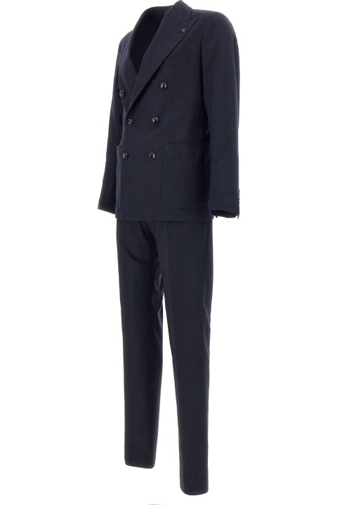 Tagliatore for Men Tagliatore Wool And Cashmere Suit