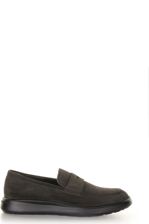 Charcoal Gray Suede Loafer
