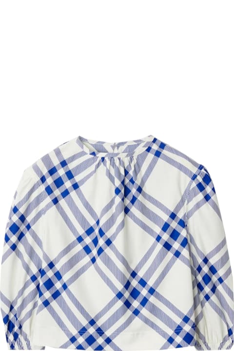 Burberry Sale for Kids Burberry Sweater With Check Print
