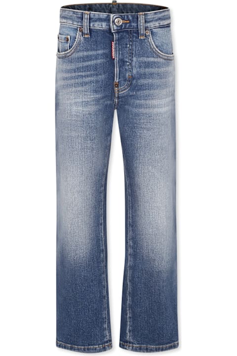 Dsquared2 Bottoms for Boys Dsquared2 Denim Jeans For Boy With Logo