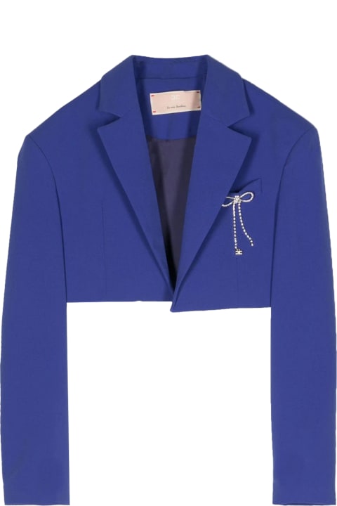 Elisabetta Franchi Coats & Jackets for Girls Elisabetta Franchi Crop Jacket