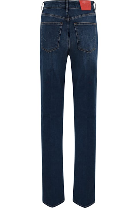 Hand Picked Pants & Shorts for Women Hand Picked "calla" Trousers In Denim