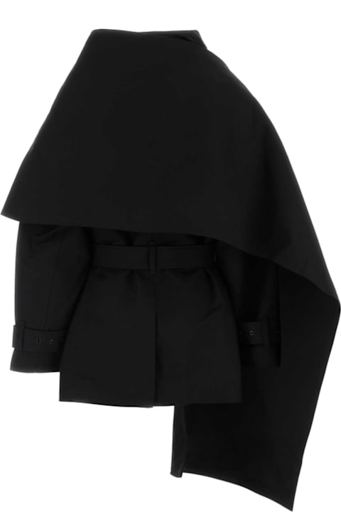 Entire Studios لـ Kids Entire Studios Black Cotton Coat
