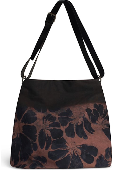 Dries Van Noten Men Dries Van Noten 'belt' Pink Cotton Bag