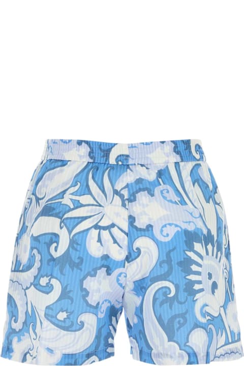 Fleeces & Tracksuits for Women Etro Printed Cotton Blend Shorts