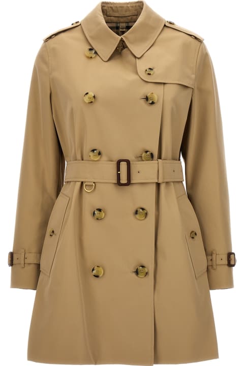Burberry Coats & Jackets for Women Burberry 'kensington' Short Trench Coat
