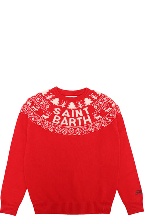 Homeware MC2 Saint Barth Crewneck Jaquard Sweater
