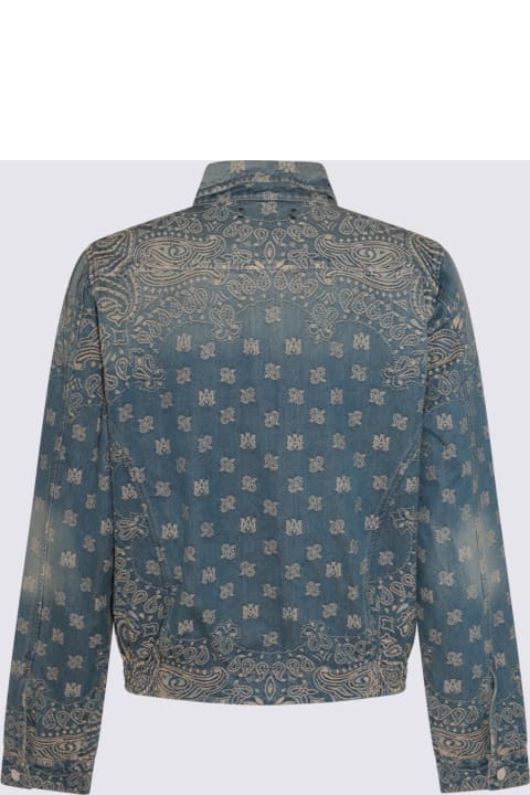 AMIRI Coats & Jackets for Women AMIRI Indigo Blue Cotton Denim Jacket
