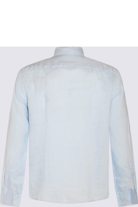 メンズ Alteaのシャツ Altea Light Blue Linen Shirt